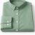 Green color formal solid linen cotton rich looks shirt for men