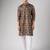 Mauve color magnet fabric designer foil printed stylish men's traditional attire