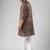 Mauve color magnet fabric designer foil printed stylish men's traditional attire