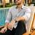 Grey color formal solid linen cotton rich looks shirt for men