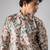 Cream color magnet fabric designer foil printed stylish men's traditional attire