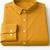 Yellow color formal solid linen cotton rich looks shirt for men