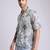 Smart and stylish sky blue color  designer printed shirt