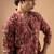 Wine color smart chickoo polo fabric designer ceremonial kurta payjama