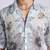 Smart and stylish sky blue color  designer printed shirt