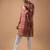 Wine color smart chickoo polo fabric designer ceremonial kurta payjama