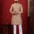 Chikoo color stylish woven designer graceful festive kurta payjama for men