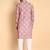 Onion color beautiful printed smart ceremonial kurta payjama