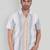 Teal color smart cotton blended  designer printed graceful casual shirt