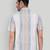 Teal color smart cotton blended  designer printed graceful casual shirt