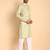 Peach color beautiful printed smart ceremonial kurta payjama