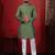 Pista color stylish woven designer graceful festive kurta payjama for men