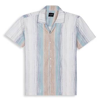 Teal color smart cotton blended  designer printed graceful casual shirt 5