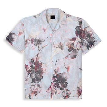 Smart and stylish sky blue color  designer printed shirt 5