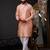 Peach color graceful ethnic kurta payjama for men's festive looks