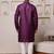 Wine color smart and ethnic cotton blend designer kurta payjama