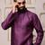 Wine color smart and ethnic cotton blend designer kurta payjama