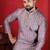 Onion color stylish woven designer graceful festive kurta payjama for men
