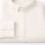 Cream color formal solid linen cotton rich looks shirt for men