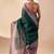 Rama color jute silk fabric designer printed ready to wear saree
