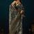 Green color jute silk fabric designer printed ready to wear saree