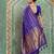 violet color smart art silk blend woven designer ethnic festive saree