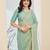 blue color smart silk blend solid designer ready to wear partywear saree