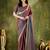 red color smart silk blend solid designer ready to wear partywear saree