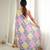 grey color tissue fabric digital printed fancy mirror work saree