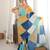 multicolor tissue fabric digital printed fancy mirror work saree