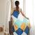 multicolor tissue fabric digital printed fancy mirror work saree