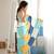 multicolor tissue fabric digital printed fancy mirror work saree