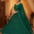 sea green embroidered sea green facy work lehenga choili 