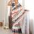 multicolor tissue fabric digital printed fancy mirror work saree