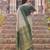 Chiku color smart festive special blended cotton traditional saree
