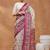 Dpink color silk blend designer printed ready to wear ceremonial saree