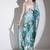 Green color silk blend designer printed ready to wear ceremonial saree
