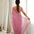 Onion color star georgette fabric smart work designer graceful saree