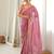 Onion color star georgette fabric smart work designer graceful saree