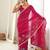Pink color star georgette fabric smart work designer graceful saree