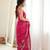 Pink color star georgette fabric smart work designer graceful saree