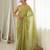 Pista color star georgette fabric smart work designer graceful saree