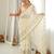 Off white color star georgette fabric smart work designer graceful saree