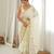 Off white color star georgette fabric smart work designer graceful saree