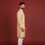 Gold color beautiful kurta payjama for handsome men's looks
