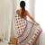 multicolor tissue fabric smart printed graceful looks saree
