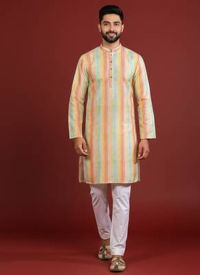 Multy color beautiful kurta payjama for handsome men's looks 1