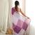 Multy color chinon fabric smart printed graceful looks saree