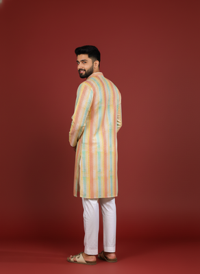 Multy color beautiful kurta payjama for handsome men's looks 2