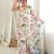 Off white color chinon fabric smart printed graceful looks saree
